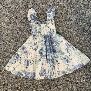 Edited Pieces Light Blue Floral Dress 2T